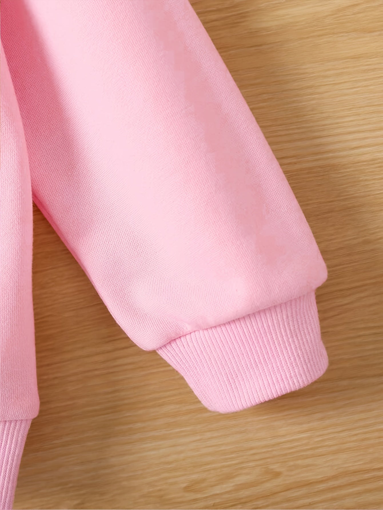 Three-Piece Set for Girls, Colorful Letter Print Sweet Creative Casual Spring/Autumn Hoodie Combo