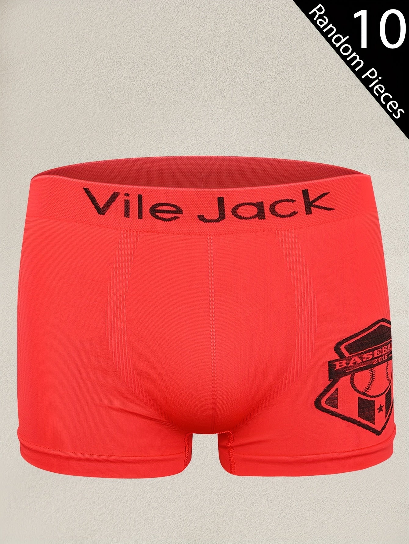 RANDOM 10pcs 1PACK, Boys 10pcs Boxer Briefs, Cartoon Boxer Briefs Multi-Style Random with Polyester Cartoon Briefs for Teenagers