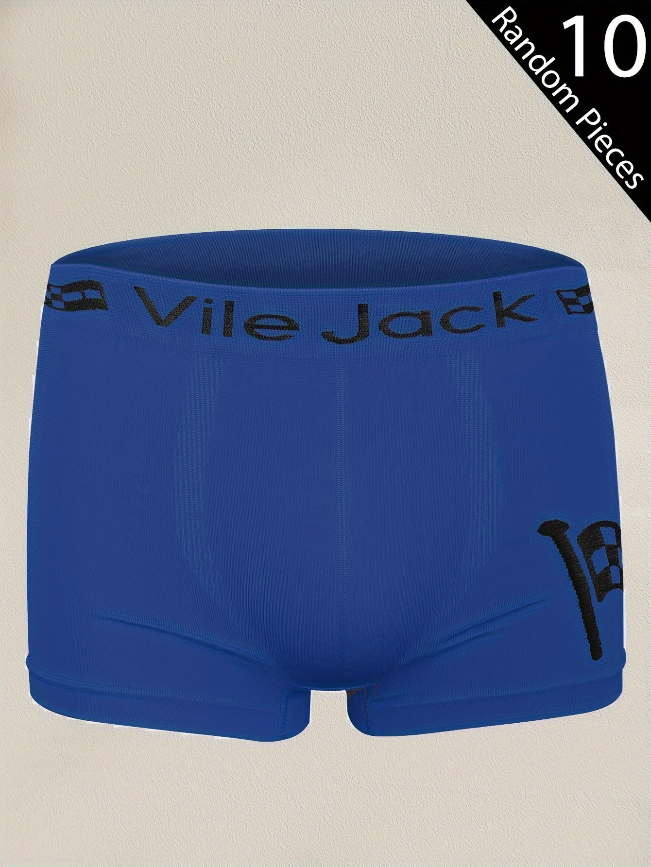 RANDOM 10pcs 1PACK, Boys 10pcs Boxer Briefs, Cartoon Boxer Briefs Multi-Style Random with Polyester Cartoon Briefs for Teenagers