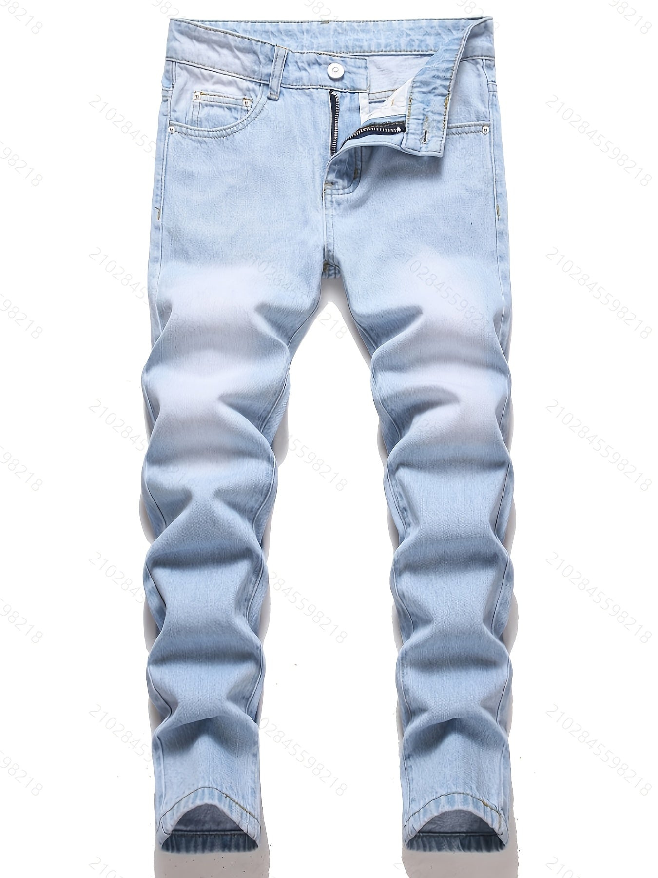 3pcs Of Jeans: Boys' Retro Slim Fit Washed Jeans, Boys' Casual Multi Piece Jeans, Four Season Series