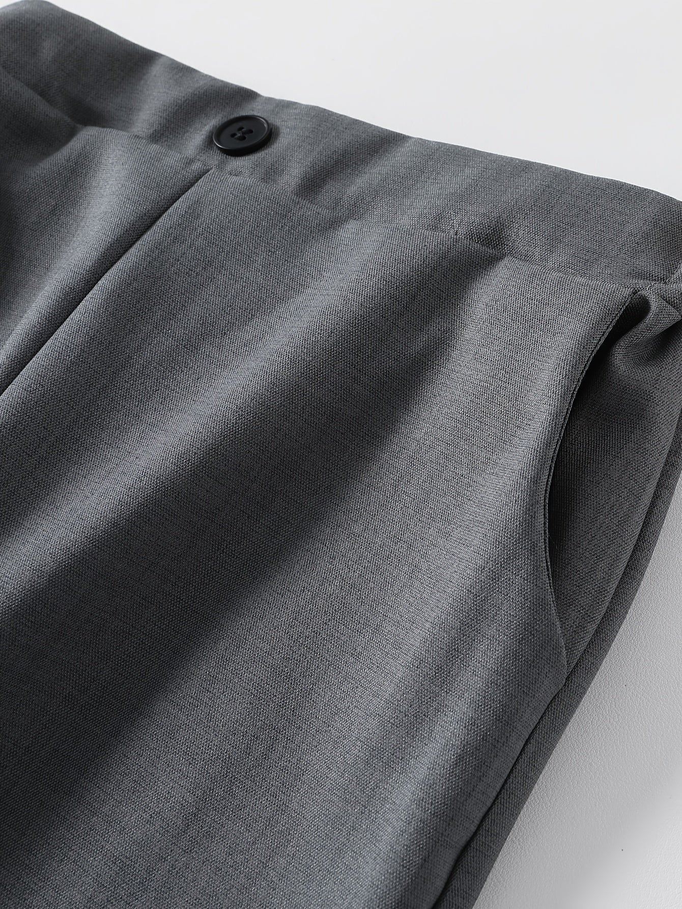 3pcs Formal Suit for Teens - Dark Gray Business Attire with Notch Lapel Blazer, Dress Shirt & Dress Pants - Button-Front Closure, Non-Stretch Fabric - Formal Events, Weddings, Interviews - Elegant Teen Formal Wear, Teen Boy D