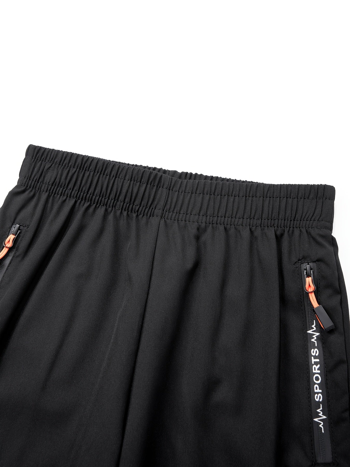 [5-Pack Quick-Dry Boys' Pants] 5-Pack Boys' Quick-Dry Lightweight Athletic Pants with Zipper Pocket | Non-Stretch Fabric, Elastic Waistband | All-Season Running, Sports & Everyday Pants | Multi-Color Options (Black/Blue/Green