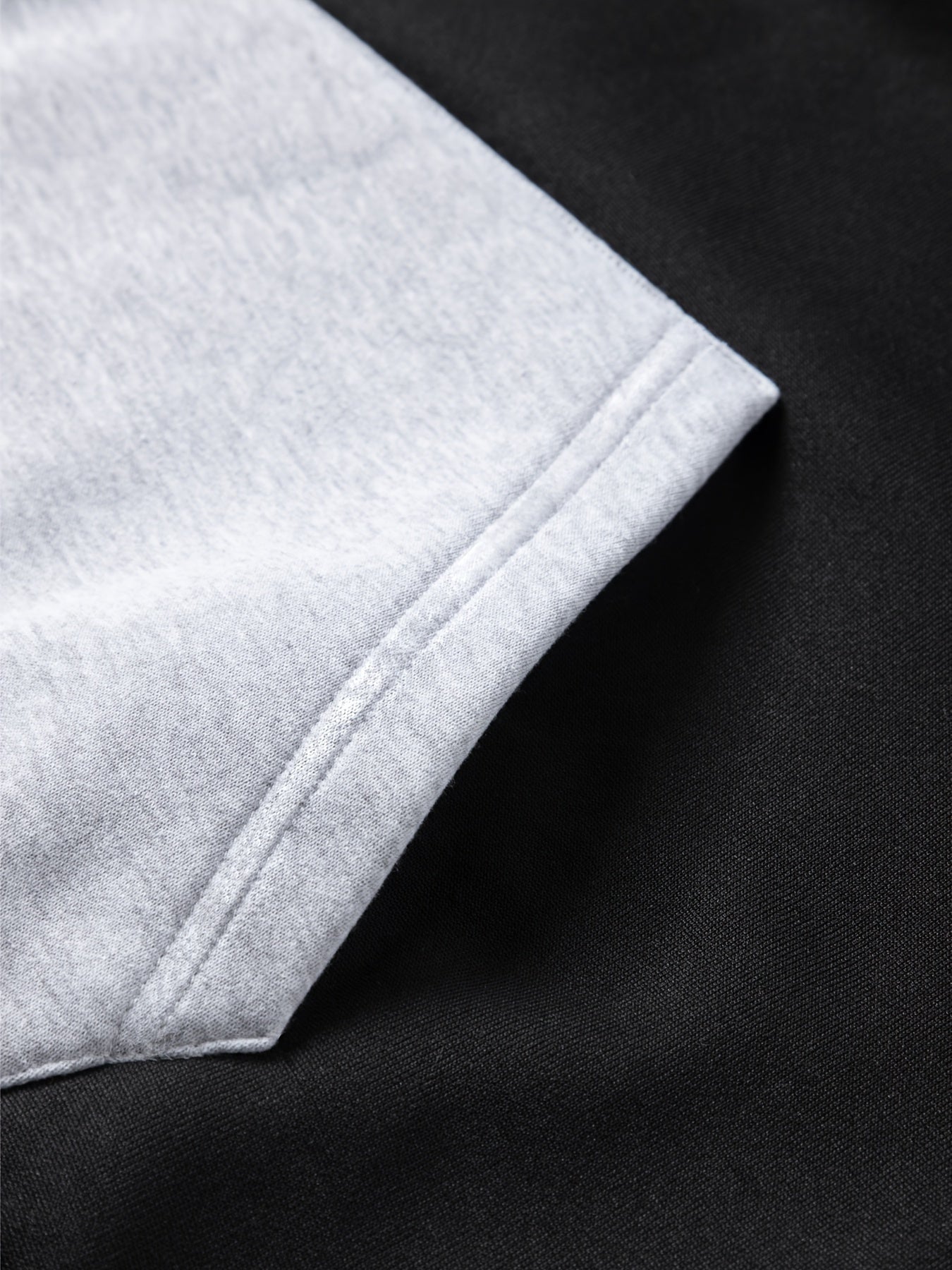 [2 Sets Contrast Hoodie] 2 Sets Classic Contrast Color Splicing Hoodie and Pants | Fashionable Casual Sports Suit for Boys and Girls | Comfortable Children's Daily Wear with Velvet in Autumn and Winter