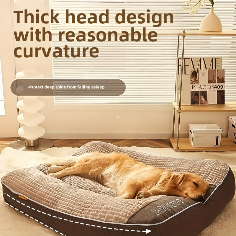 Non-removable And Washable Autumn And Winter Dog Kennels For Small, Medium And Large Dogs, Golden Retrievers, Large Dog Kennels, Warm And Thickened Dog Mats, Cat Sleeping Mats, Pet Cat Kennels